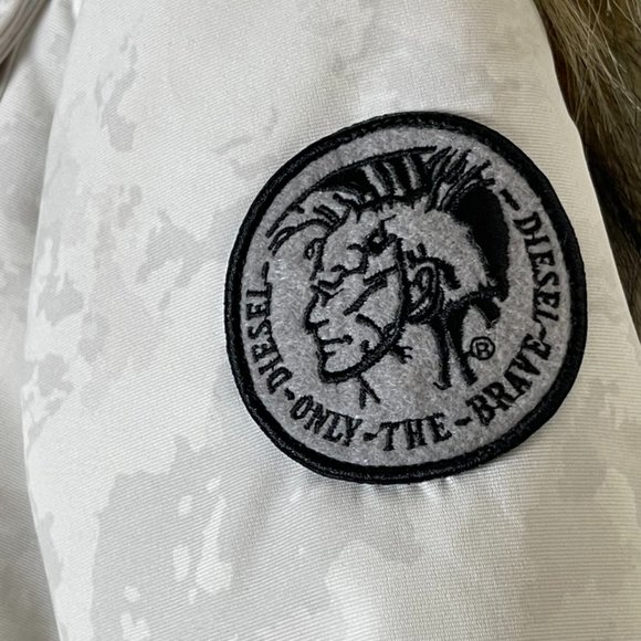 Diesel | Hooded Winter Coat with Faux-Fur Trim - Picture 5 of 10